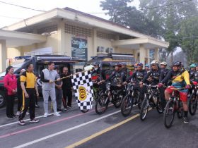 Meriahkan Hari Bhayangkara Ke-76, Polres OKU Selatan Gelar Fun Bike 27