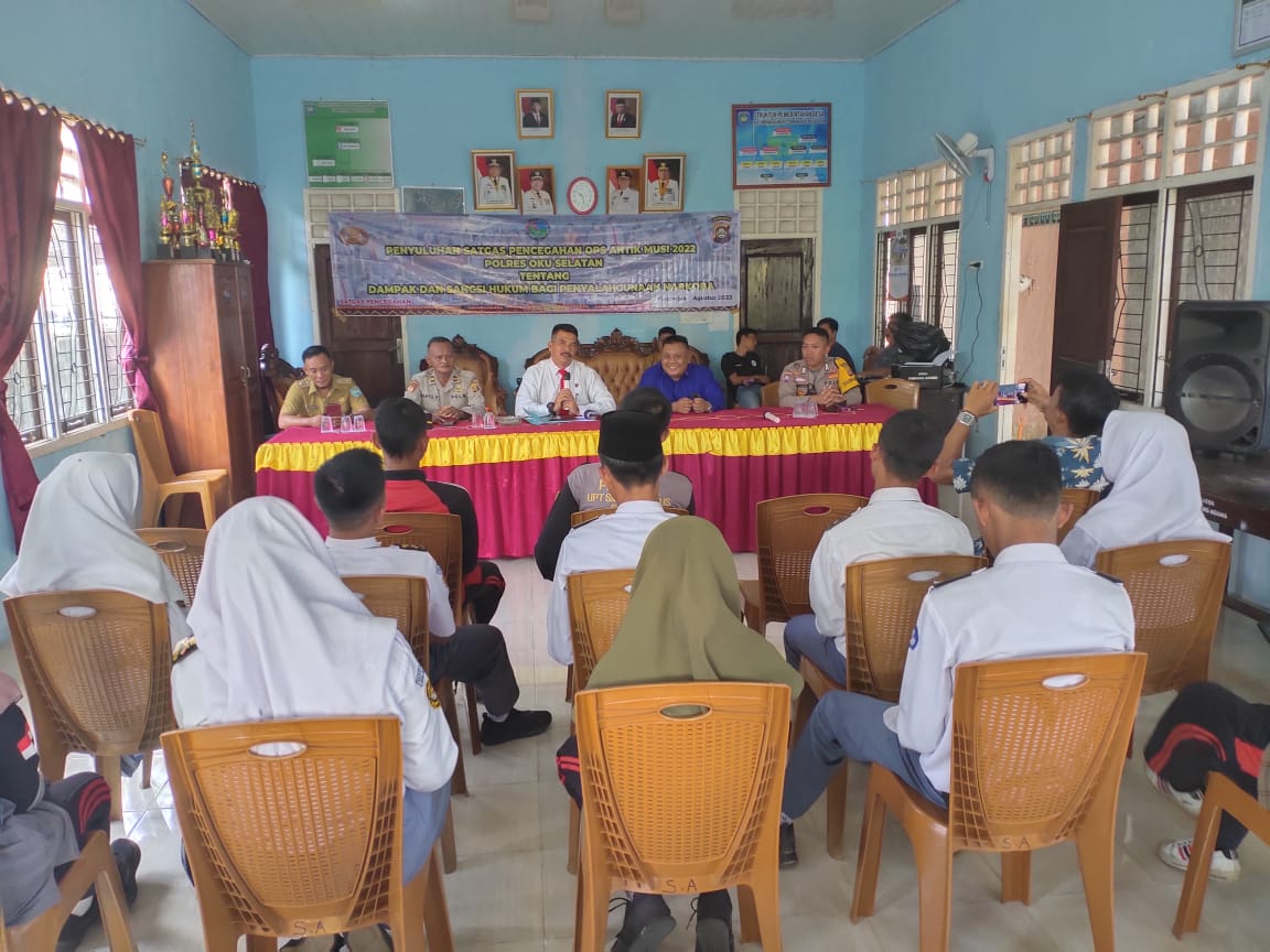 Polres OKU Selatan Gelar Sosialisasi Bahaya dan Dampak Hukum Penyalahgunaan Narkoba 25