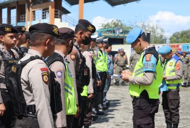 Ratusan Personel Polres dan Polsek Amankan Jalanya Hiburan Rakyat HUT OKU Selatan Ke-19 31