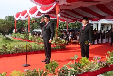 Peringati Hari Jadi Kabupaten OKU Selatan Ke-19, Bupati Popo Ali Pimpin Upacara 46