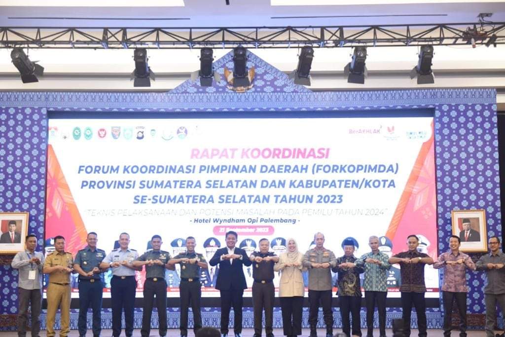 Bupati OKU Selatan Hadiri Rakor Bersama Jelang Pemilu 25