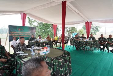 Puslatpur Mengikuti Dialog Interaktif Gerakan Nasional Ketahanan Pangan Melalui Vicon 42