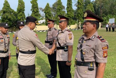 Kapolres OKU Selatan Kukuhkan Kapolsek Pulau Beringin dan Sertijab Kasi Humas 27
