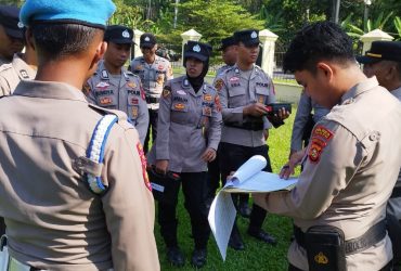 Jelang Arus Mudik dan OPS Ketupat Musi, Bag Logistik Polres OKU Selatan Cek Kelengkapan Personil 30
