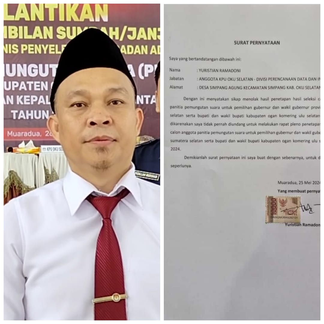 Viral Pernyataan Komisioner Tolak Hasil Seleksi PPS, KPU OKU Selatan Segera Koordinasi Ke KPU Provinsi 25