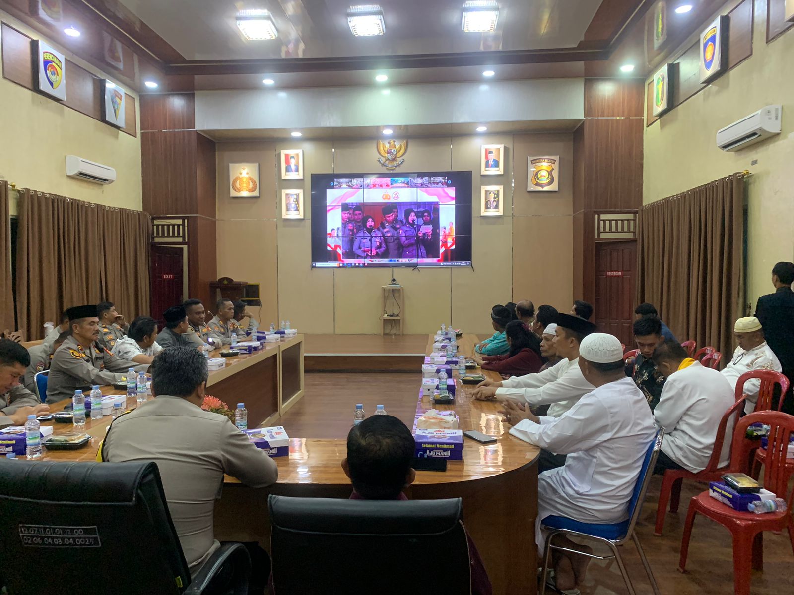 Sampena HUT Bhayangkara Ke-78, Polres OKU Selatan Gelar Doa Bersama 25