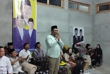 Bakal Calon Bupati OKU Selatan Abusama Sambangi Warga Kampung Sawah Kelurahan Pasar 33