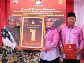 Pilkada Musi Rawas, Paslon Hj Ratna Mahmud-H Suprayitno Dapat Nomor Urut 1 27