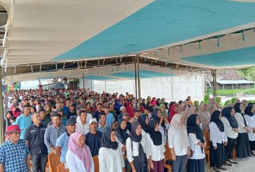 Kampanye Dialogis Calon Bupati OKU Selatan Abusama di Buana Pemaca, Warga Minta Dirikan Tower 33