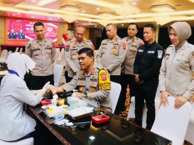 Bhakti Sosial Donor Darah HUT Humas Polri Ke 73, Polda Sumsel Hasilkan 1.287 Kantong Darah 27