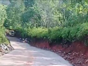 Sukarela Bangun Jalan, Warga Kisam Tinggi OKU Selatan Apresiasi Abusama 27