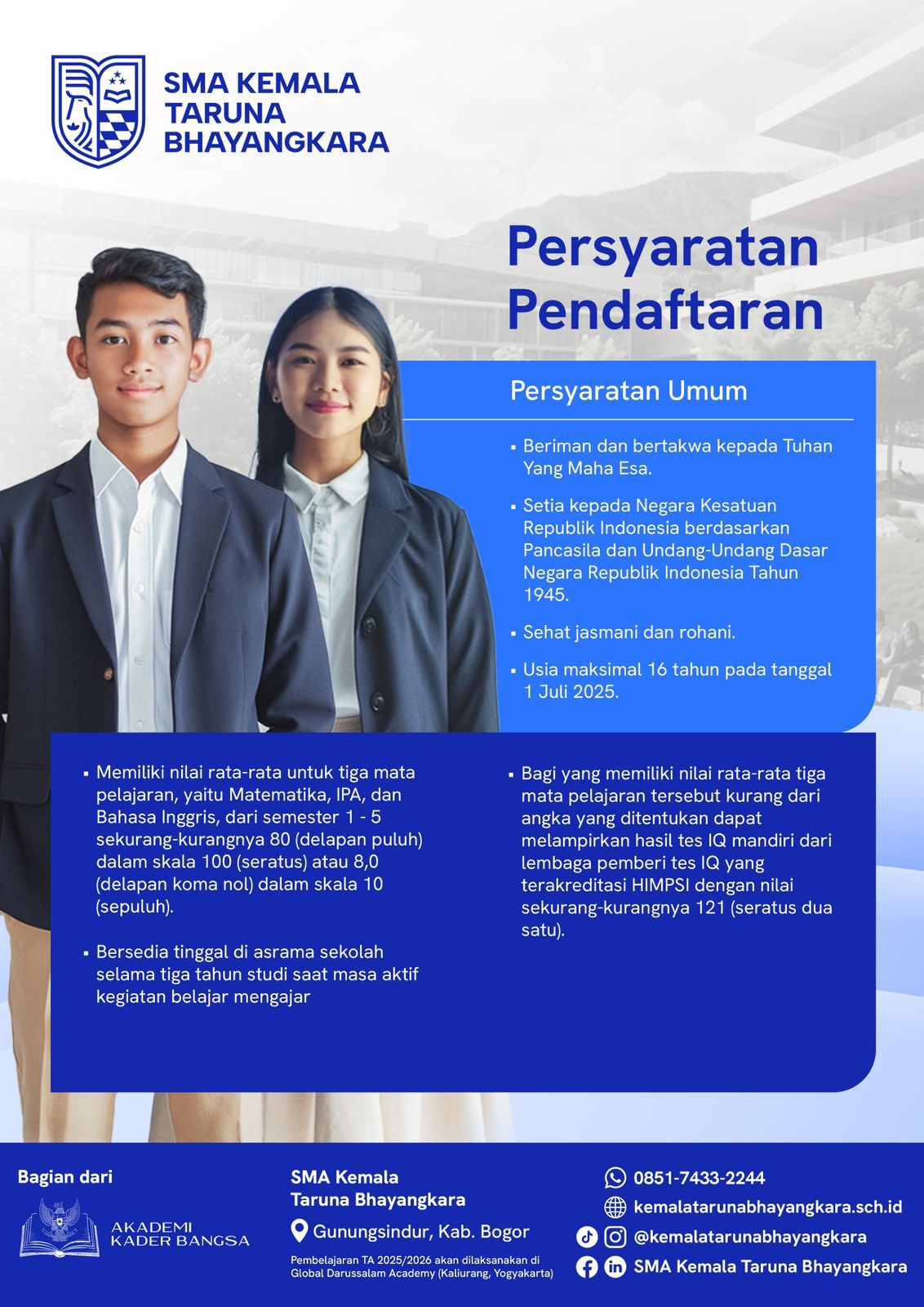 Resmi Dibuka Penerimaan Siswa SMA Kemala Taruna Bhayangkara, Polri Prioritaskan Pelajar Kurang Mampu 25