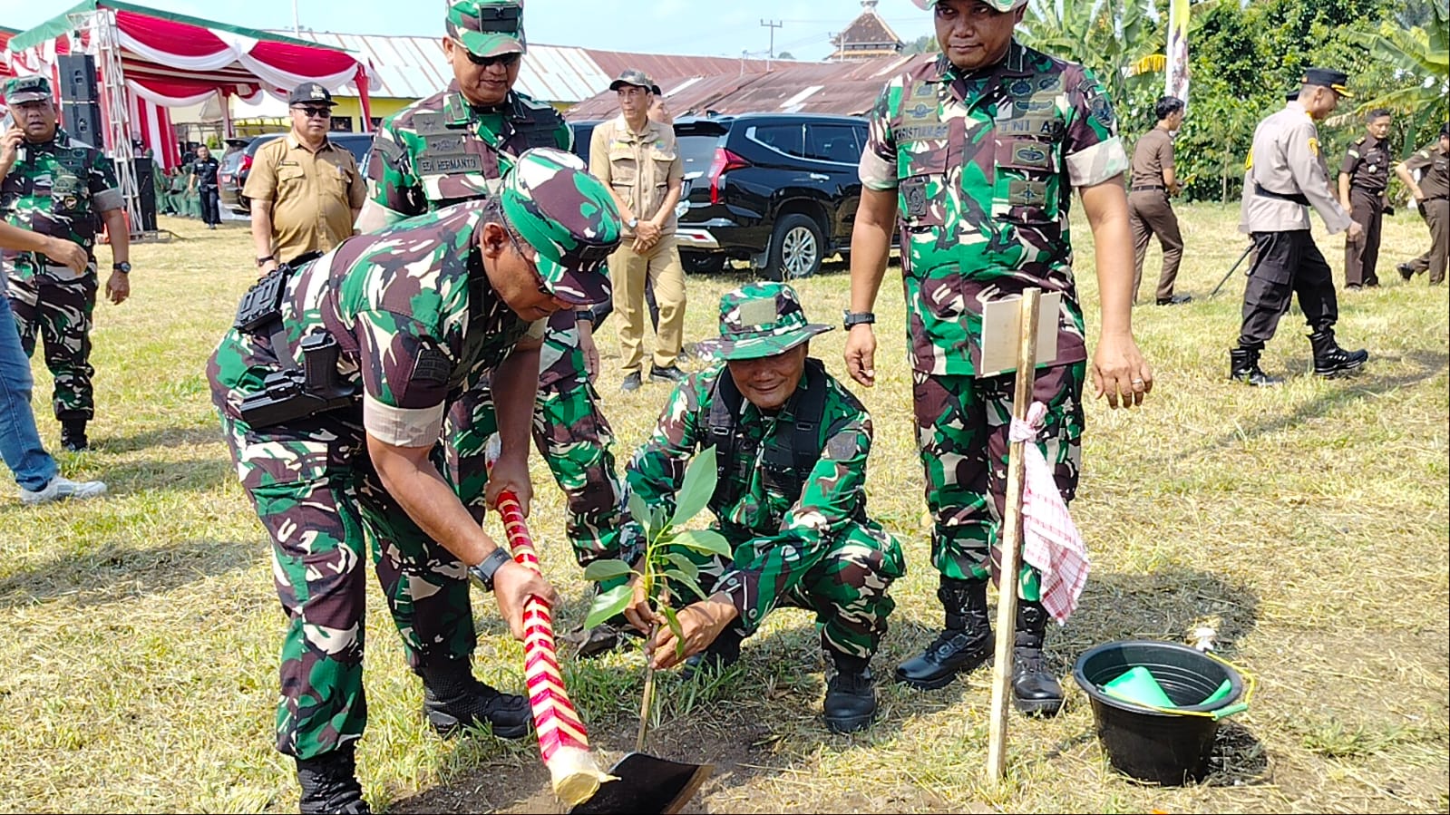 TNI Hadir Ditengah Masyarakat, TMMD Ke-124 Resmi Dibuka di Karang Agung OKU Selatan 25