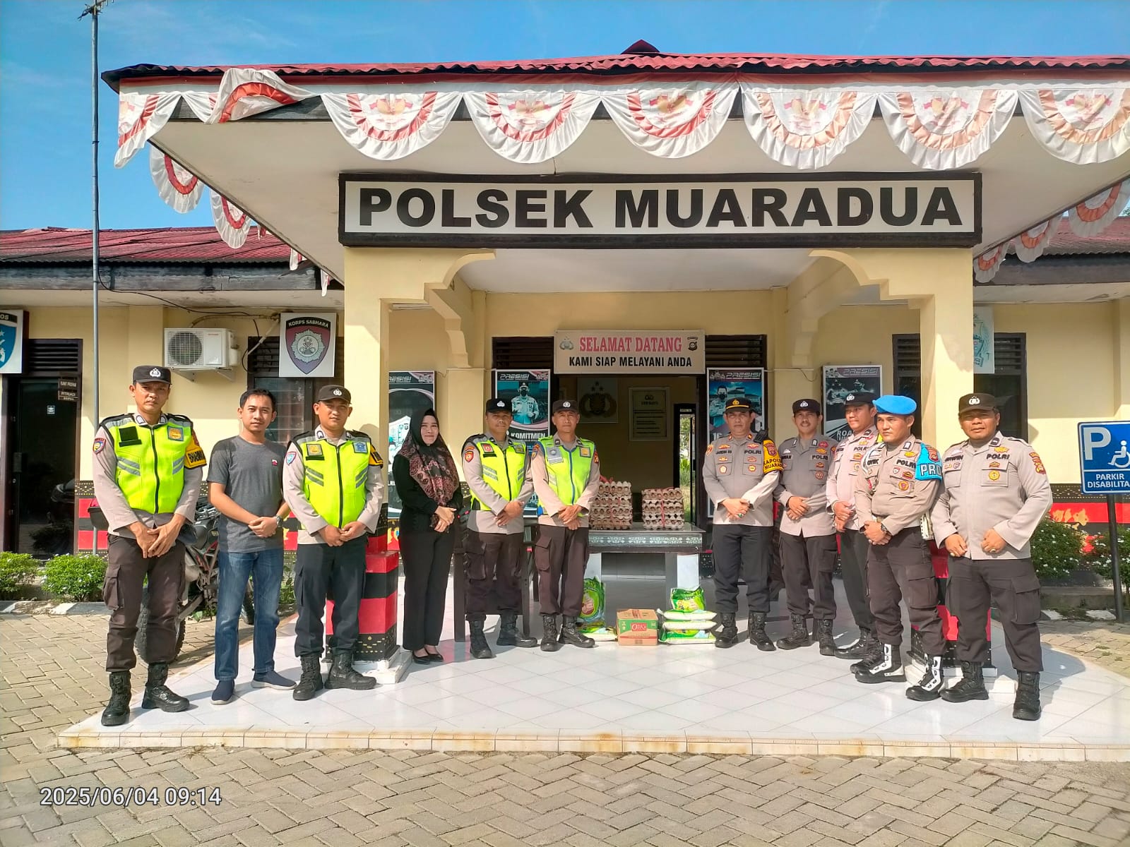 Jelang Idul Adha 1446 Hijrah, Polsek Muaradua Gelar Bakti Sosial di Yayasan Panti Asuhan 25