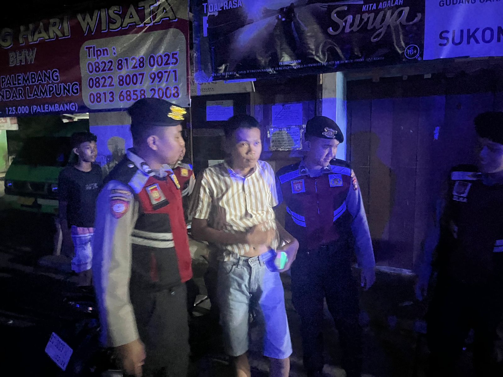 Cegah Aksi Premanisme di Malam Hari, Personil Polres OKU Selatan Giatkan Patroli 25