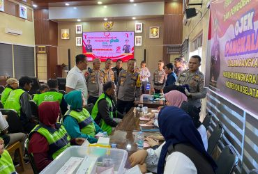 Sambut HUT Bhayangkara Ke-79, Polres OKU Selatan Gelar Pengobatan Gratis 27