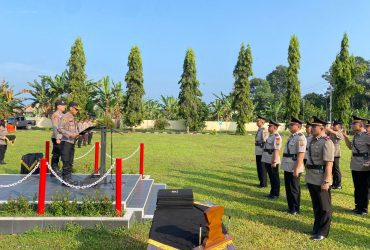 Kapolres OKU Selatan Pimpin Upacara Rotasi Jabatan di Lingkungan Mapolres dan Polsek 27