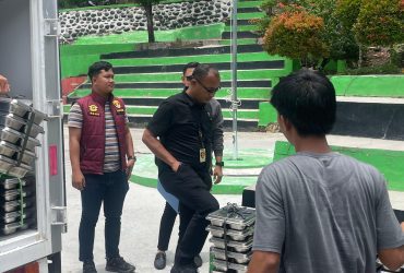 Pasca Viral Sayur Basi, Sat Reskrim Polres OKU Selatan Datangi Dapur MBG Desa Pelangki 30