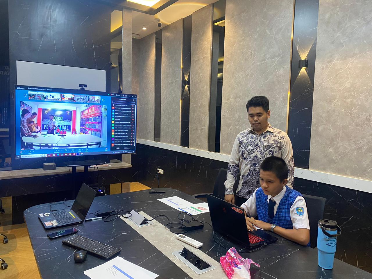 Pengawasan Ketat Warnai CAT NST Tahap II PPDB SMA Kemala Taruna Bhayangkara di OKU Selatan 25